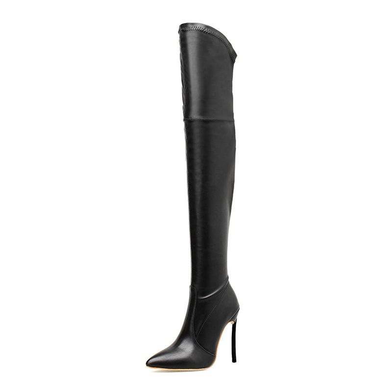 Women's Shoes Long Boots Petite Over The Knee Sexy Interest Stiletto High Heels Spring And Autumn_vogvips.com
