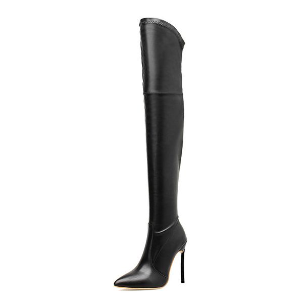 Women's Shoes Long Boots Petite Over The Knee Sexy Interest Stiletto High Heels Spring And Autumn_vogvips.com