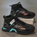 Autumn New Breathable High Top Men's Trendy And Versatile Thick Soled Mesh Sports Shoes, Casual Dad Shoes For Men_vogvips.com