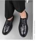Carved Embossed Crocodile Pattern Casual Shoes Men's Shoes Wedding Heightening Leather Shoes Men's Shoes_vogvips.com