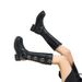 Belt Buckle Chunky Heel Brown Martin For Women Spring Summer Over-the-Knee Long Western Knight Fashion Boots_vogvips.com