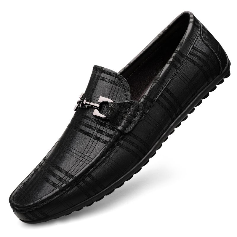 Casual Foot Cover Single Layer Men's Shoes Men's Casual Leather Shoes_vogvips.com