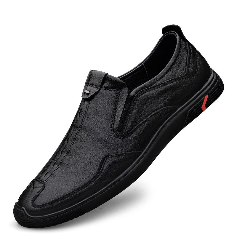 Walking Casual Leather Shoes Non-slip And Wear-resistant Work Men's Shoes_vogvips.com