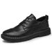 2025 Autumn And Winter New Big Head Leather Casual Thick Bottom Workwear Martin Boots Low Top Block Men's Shoes Ea6e_vogvips.com