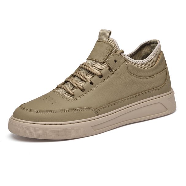 Men's Shoes Leather Casual Shoes Men's Soft-soled Matte Leather Shoes Breathable Sports Board Shoes Rubber Non-slip Soles Casual Leather Shoes_vogvips.com
