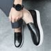 Suitable For All Seasons Large Size Loafers Men's Slip-On Flat Personalized Business Casual Leather Shoes_vogvips.com