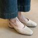 Genuine Leather Soft Leather~French Style Sandals For Women Square Toe Out Retro Shallow Mouth Hollow Breathable Mary_vogvips.com