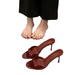 strappy Slippers Fashion Hundred With Whitening Red Sandals Temperament Generous_vogvips.com