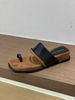 Wedge Brown French Style Toe Ring Fairy Shoes Outdoor 2025 Summer Vacation Roman Sandals_vogvips.com
