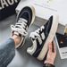 Men's Canvas Sneakers Soft Sole Low Top Casual Fall Japanese Style Breathable Board Shoes For Student Daily Wear_vogvips.com