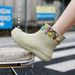 Voyage Voyage Height-Increasing Thick-Soled Mid-Calf Boots W, 2025 New Cute Waterproof Rain Boots, Fashionable And Versatile For_vogvips.com