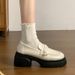 Thick Soled Small Leather Summer 2025 New Versatile French Mary Jane Shoes For Women's Singles_vogvips.com