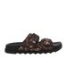 Summer Women's Animal Print Buckle Flat round Toe Casual Sandals Thick Sole Beach Slippers ZA2025_vogvips.com