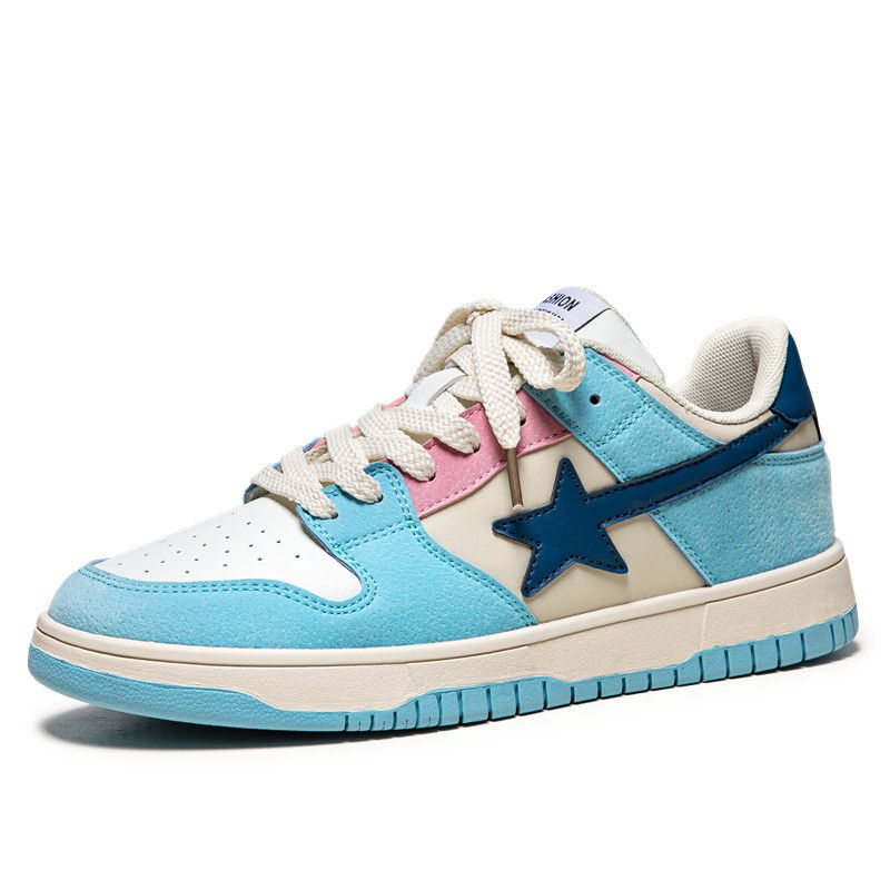 Men's Board Shoes Fashion Harajuku Hong Kong Style Casual Sneakers Versatile Student Couple Leisure Comfortable Walking Vintage_vogvips.com