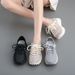 Breathable Fly-woven Shoes Women's Shoes Casual Shoes Women's Platform Running Mesh Sneakers_vogvips.com