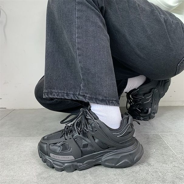 2025 Summer New Hong Kong Style Dad Ins Super Popular Versatile Korean Ulzzang Sneakers Women's Casual Shoes Men's_vogvips.com