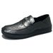 Surface Business Casual Leather Shoes For Men, Summer New Soft Sole Comfortable Slip-On Driving Shoes, Men's Loafers_vogvips.com