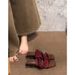 French Retro One-Strap Sandals For Women Summer 2025 New Style Elegant High Heels Slippers_vogvips.com