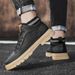 European Warm Series High-top Men's Autumn Winter 2025 New Leather Casual Black Martin Boots Fleece-lined Cotton Trendy Shoes_vogvips.com