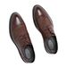 Suitable For All Seasons New Pointed Toe Korean Style Trendy Formal Business Casual Large Size British Lace-up Leather Men's Wedding Shoes_vogvips.com