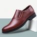 Men's Premium Business Casual Slip-On Loafers – Breathable PU Upper With Comfortable Rubber Sole For Office & Everyday Wear_vogvips.com