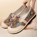 Women's Shoes Old Beijing Cloth Shoes Middle-aged And Elderly Mother Shoes Casual Shoes Soft-soled Single Shoes_vogvips.com