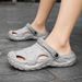 EVA Perforated Sandals Men, Large Size, New Summer Model, Breathable, Non-slip, Wear-resistant, Suitable For Outdoor_vogvips.com