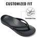 Crestar Orthopedic Flip Flops Women Men Fashion Beach Slippers With Arch Support Light House Sandals For Plantar_vogvips.com