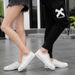 Men's Shoes Silver-white Reflective Strip Shoes Board Shoes Leather Shoes Men's Casual Shoes_vogvips.com