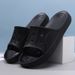 One Word Slippers Couples, Fish Mouth Men Women, Feeling Of Stepping On Poop. Wearing At Home And Outdoors, With A Thick_vogvips.com