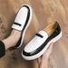 Suitable For All Seasons Large Men's Leather Shoes Size 38-47 Slip-On Lazy Casual Shiny Loafers Sneakers_vogvips.com