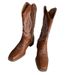 ShoeVault Spring And Autumn New Mid-Calf Martin Ethnic Style Fashion Short Embroidered Square Heel Long Boots For Women_vogvips.com