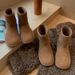 Grape Mom Studiolee Thick-Soled Height-Increasing Fleece-Lined Short Tube Calf Suede Snow Boots For Women Autumn Winter_vogvips.com