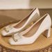 Square Buckle Chunky Heel High-heeled Women, Comfortable For The Feet, 2026 Spring And Autumn New Versatile Square Toe_vogvips.com