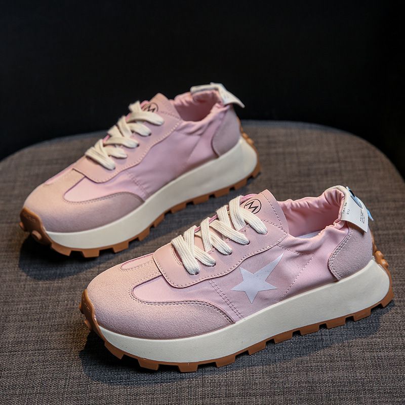 Forrest Gump Women's Summer New Star Thick Sole Sports Breathable And Versatile Casual Dad Shoes_vogvips.com