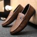 Lazy And Comfortable Kick On Lefu Non Slip Men's British Spring Dress Single Wenzhou Leather Shoes, Business Breathable_vogvips.com