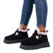 Women's Shoes Thick Soled Snow Boots For Women, Winter Fleece Lined Meridian Loafers_vogvips.com