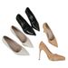 968-10 Ultra-high Slim Heel Pointed Waterproof Platform Square Buckle Patent Leather Hollow Back Strap Women's Singles_vogvips.com
