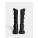 Genuine Over-the-Knee For Women 2023 Autumn New Style Leather Buckle Western Cowboy Metal Knight Boots_vogvips.com