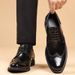 (Real Soft Sole) High-end Brogue Carved Business British Formal Leather Shoes, Men's Large Size Derby Shoes_vogvips.com