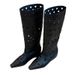2026 New Summer Model Height-Increasing Hollow Soft Leather Mid-Heel Long Wedge Mesh Breathable High-Tube Boots_vogvips.com