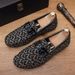 Summer Men's Casual Trendy Loafers Soft Leather Shoes with Soft Sole Stylish Prints High End Old Money Style_vogvips.com