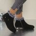 2024 Autumn Winter Short Boots With Thick Fleece-Lined Cotton Shoes, Fashionable Round Toe Flat Heels, Plus Size Women's_vogvips.com