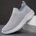 Fashion 2024 Spring And Autumn New Men's One Step Lazy Casual Shoes Soft Sole Anti Slip Sports Shoes Breathable Old Beijing Cloth Shoes_vogvips.com