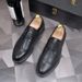 Euro Step Brogue Carved Men's Busins Casual Breathable Height-Increasing Leather British Style Pointed Toe Hair Stylist Work_vogvips.com