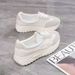 INS Korean Style Shallow Mouth Forrest Gump For Women Trendy 2026 Spring New Student Sports Running Casual Thick-Soled_vogvips.com