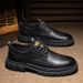 European Warm Series 2025 Autumn New Trendy British Style Men's Boots Student Durable Low-top Work Martin Shoes_vogvips.com