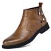 Martin Boots Leather Boots Style Men's Tooling Boots Medium Help Men's Short Boots_vogvips.com
