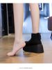 Snow Boots Thick-soled New Velvet Zipper Thermal Cotton Boots Versatile Casual Women's Short Boots_vogvips.com