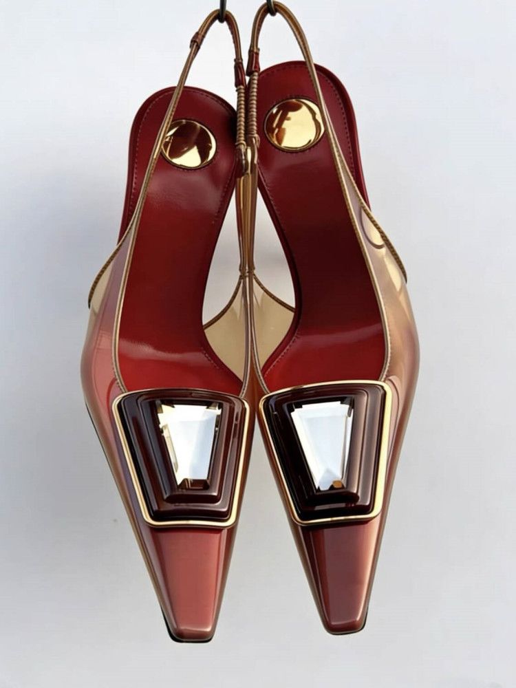 2026 Summer New Transparent Square Head Stiletto Sandals Fashion Show Party Wedding Women's High Heels_vogvips.com